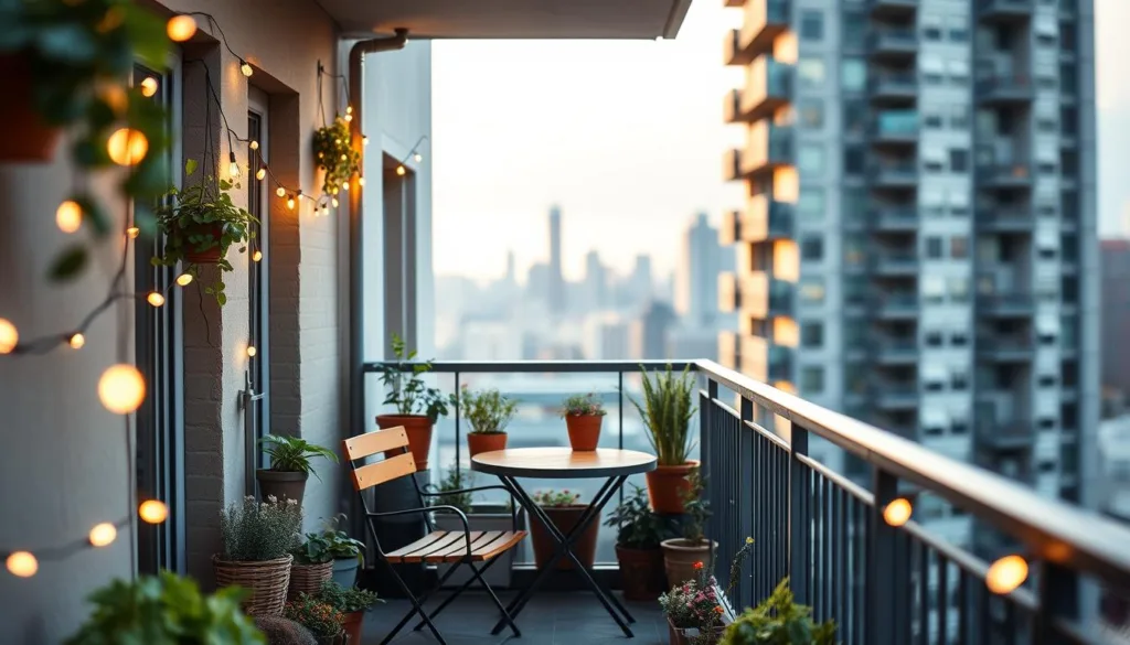 wąski balkon w bloku inspiracje